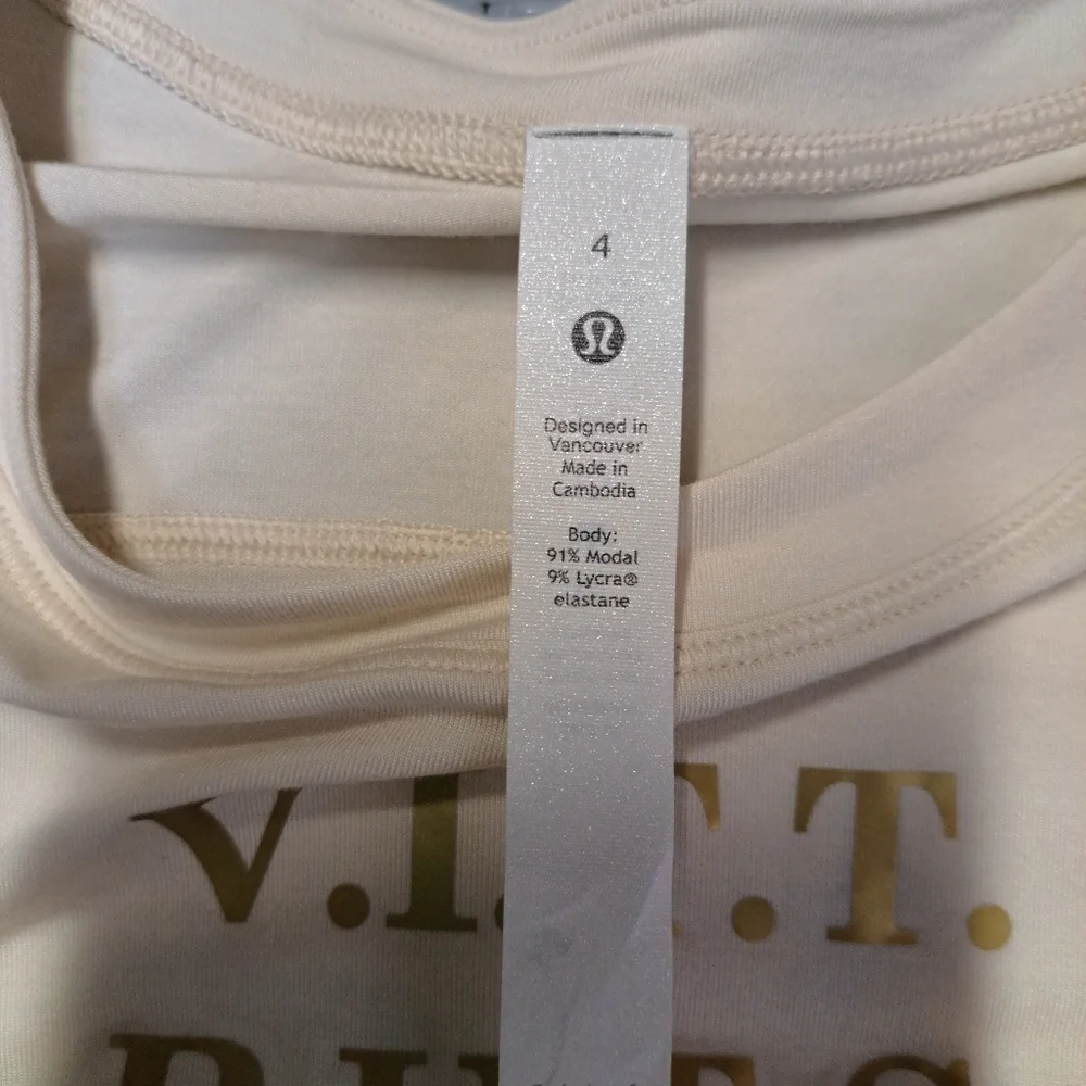 Lululemon‎ Modal Pleated Shoulder Tank Top - Picture 6 of 9